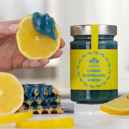 citrony se spirulinou v medu 400 dekor